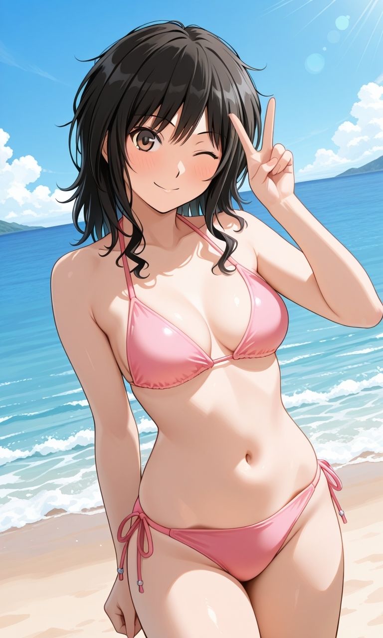 アマ○ミ×オナ○ー サンプル7ページ目