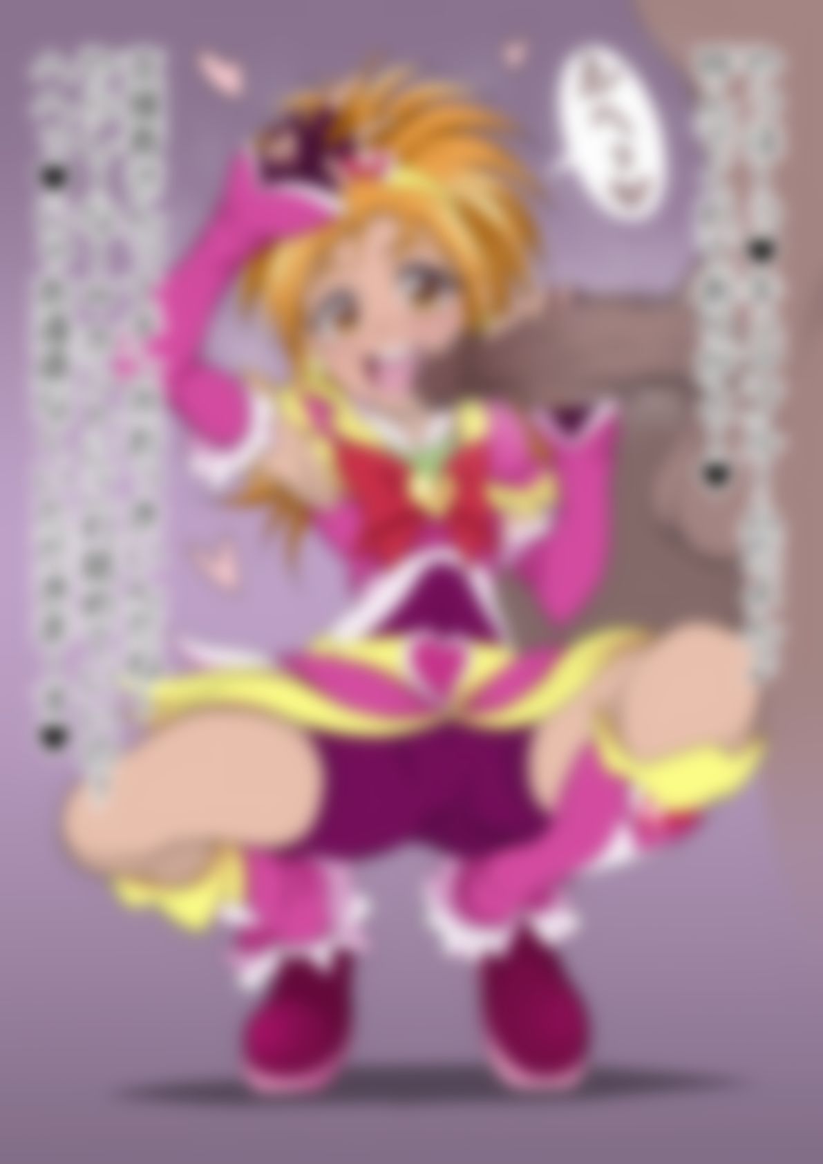 「ふたりはプリ〇ュアSplash☆Star」〇ュアブルーム サンプル1ページ目