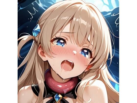 守る力を失い、抵抗できず締め落とされる茶髪ヒーラー 絡みつく触手の支配 編