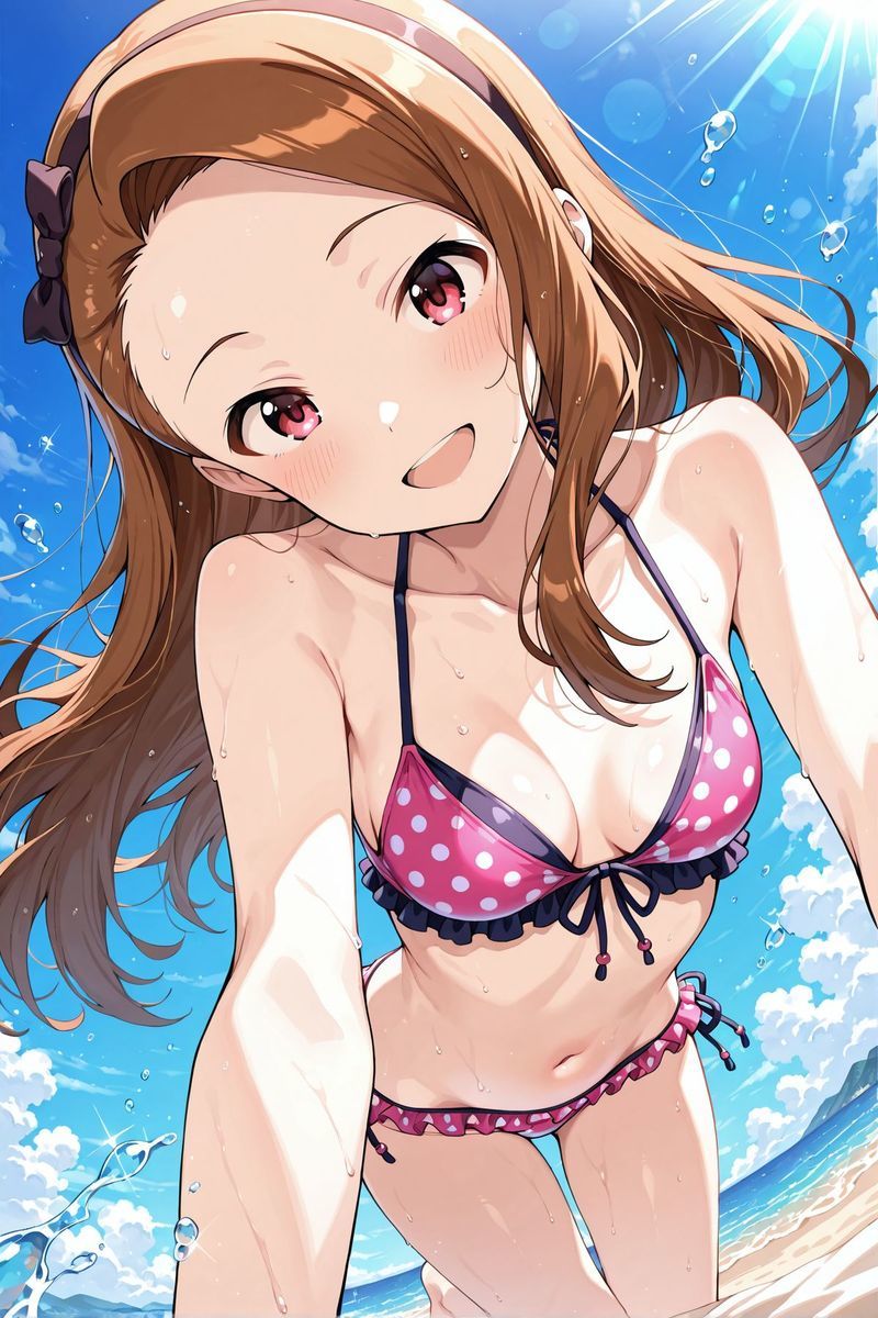 アイドル○スター  水着に着替えたら9 サンプル2ページ目