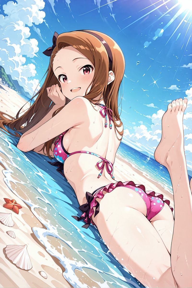 アイドル○スター  水着に着替えたら9 サンプル3ページ目