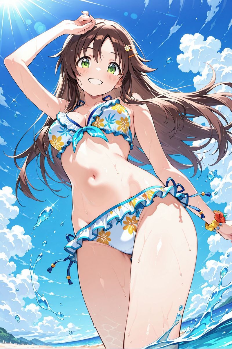 アイドル○スター  水着に着替えたら9 サンプル6ページ目