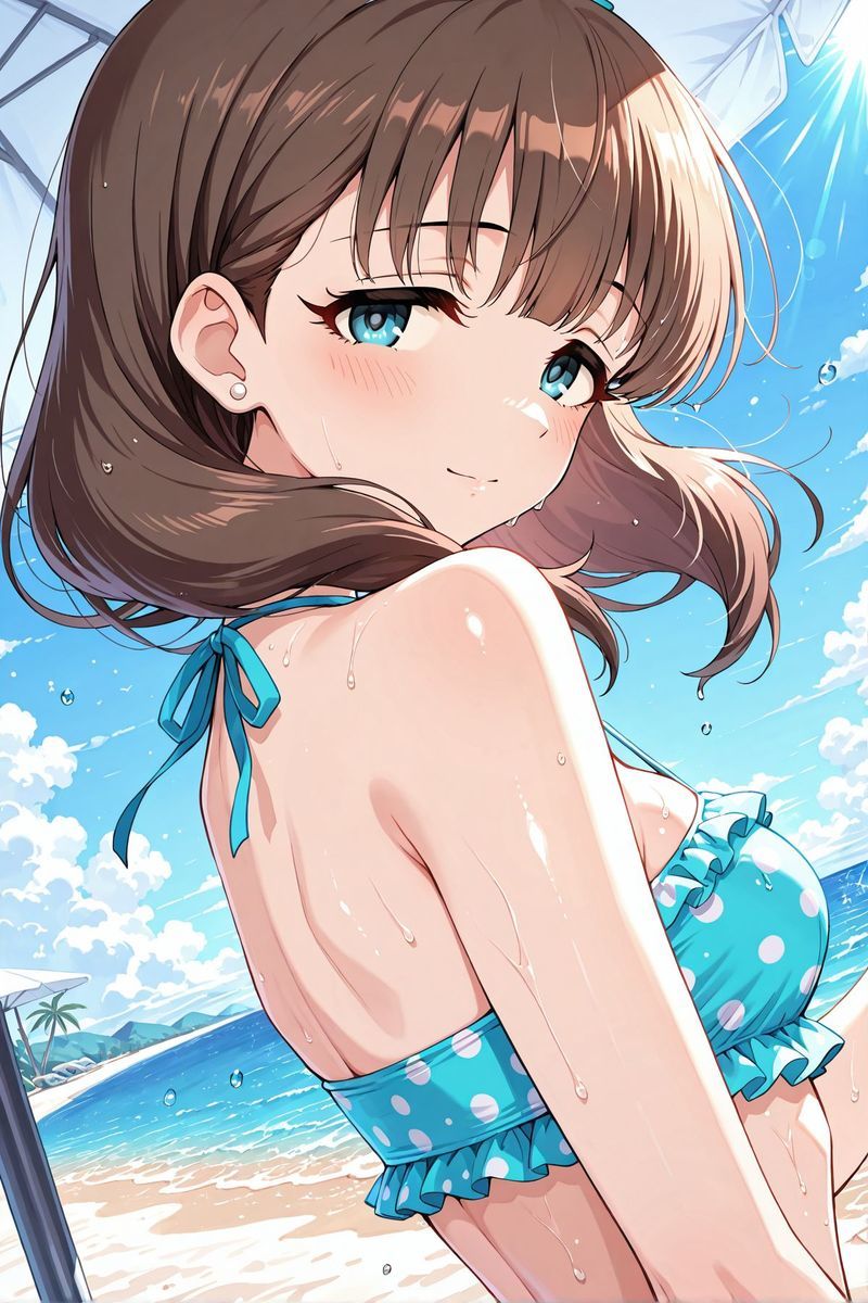 アイドル○スター  水着に着替えたら9 サンプル8ページ目