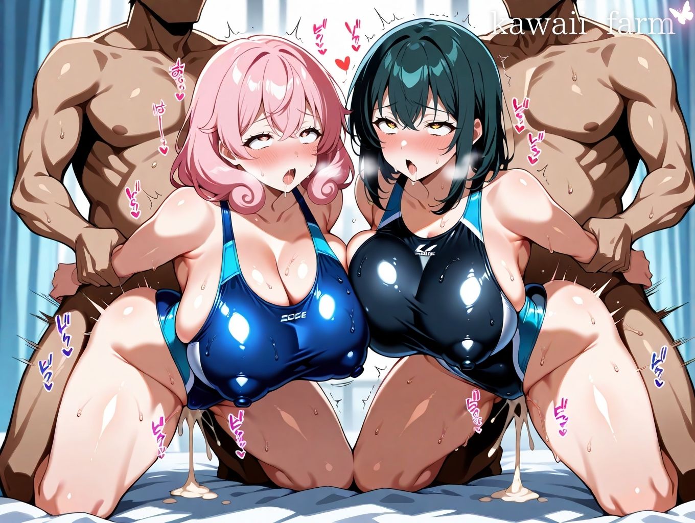 性欲まみれ 競泳水着ver. サンプル8ページ目