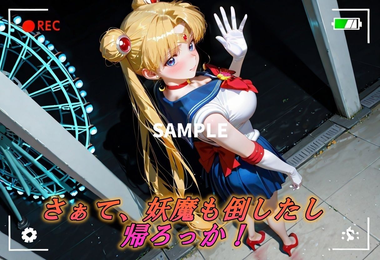 凌●×緊縛  美少女戦士イークームーン サンプル1ページ目