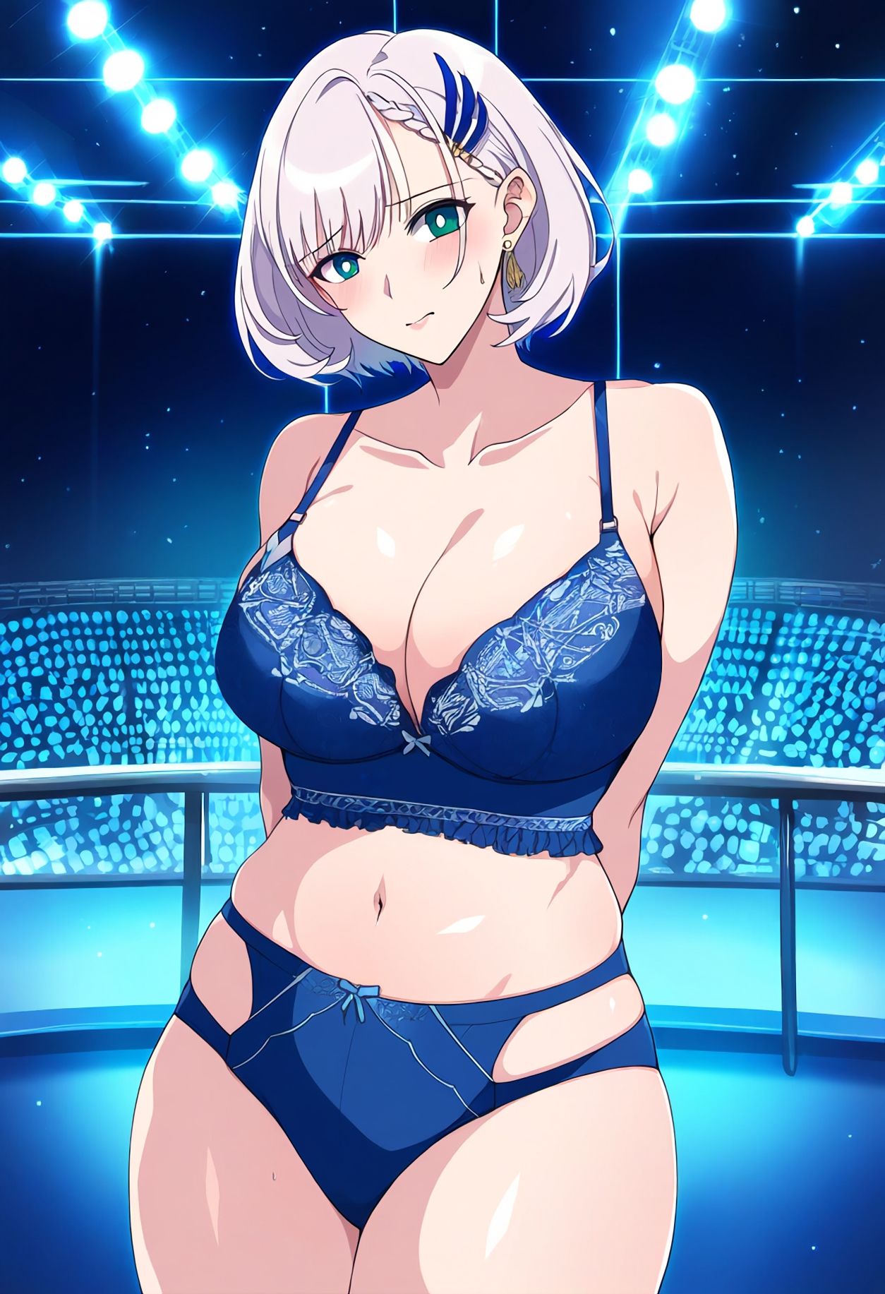 【買い切り版】バーチャル衣装故障で羞恥レイネ（English translation included） サンプル6ページ目