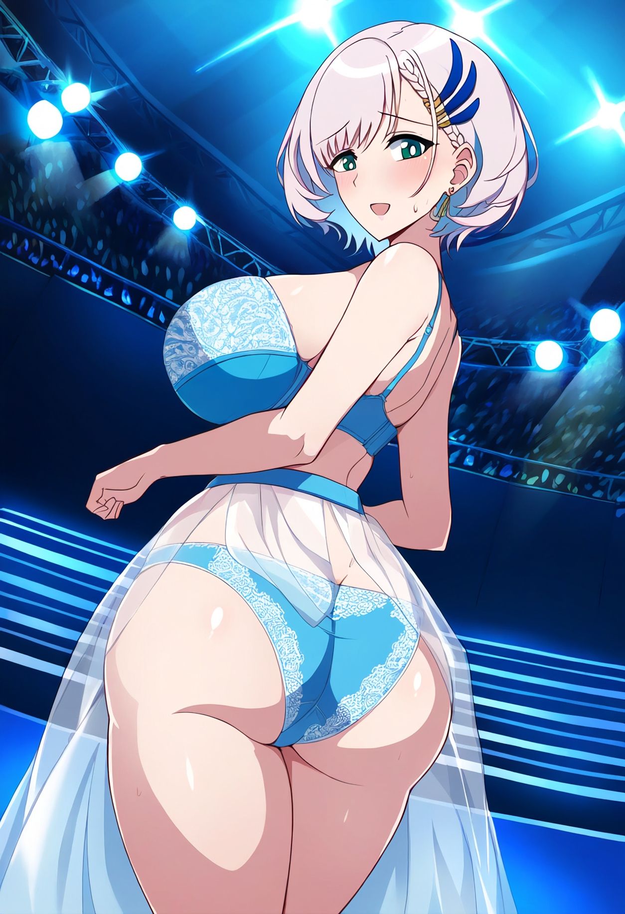 【買い切り版】バーチャル衣装故障で羞恥レイネ（English translation included） サンプル7ページ目