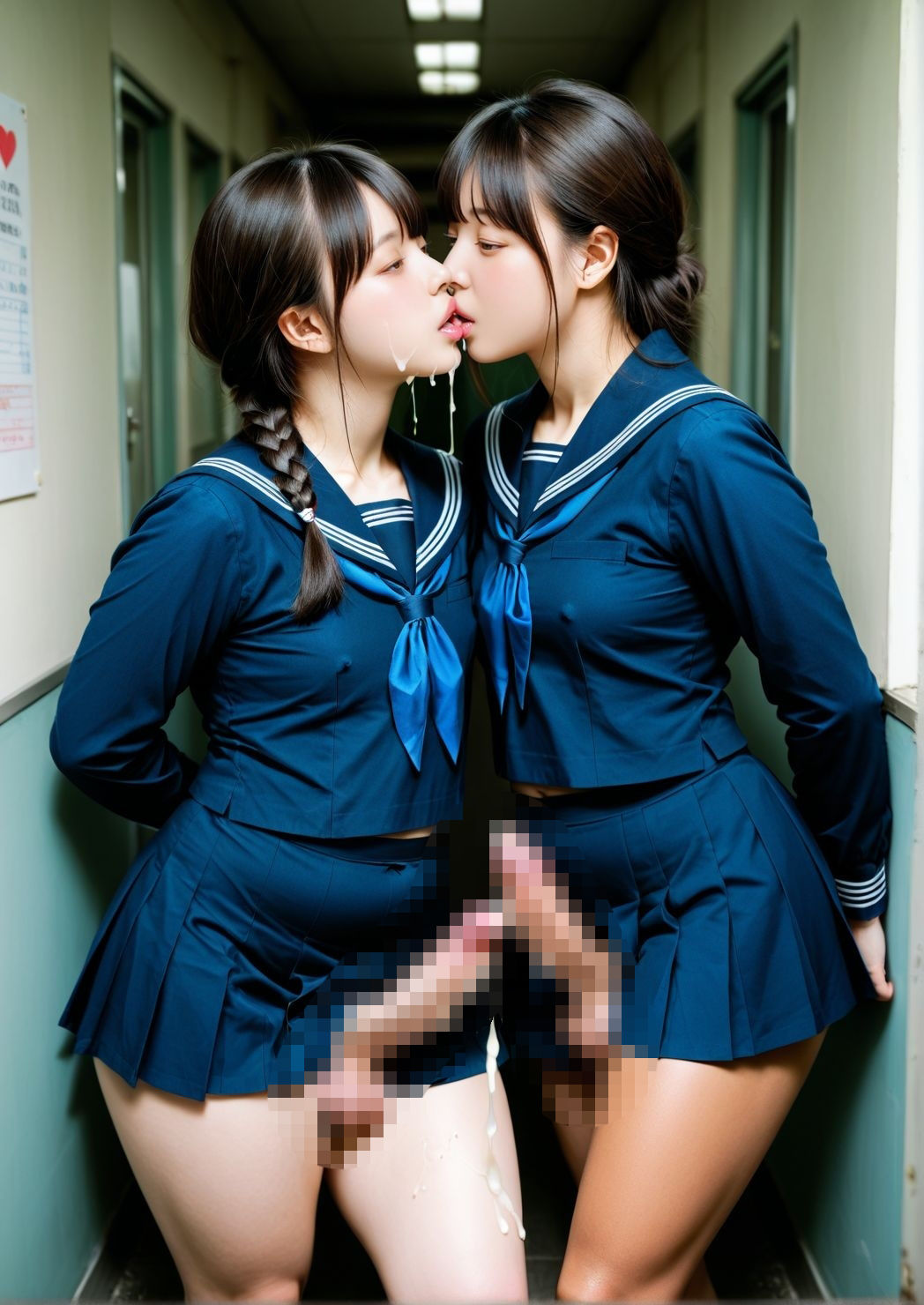 超絶リアル！！制服コスプレ！かわいいふたなりCG集 No.35【アナル見せ・オナニー・セックス・キス・兜合わせ】大容量498枚 サンプル5ページ目