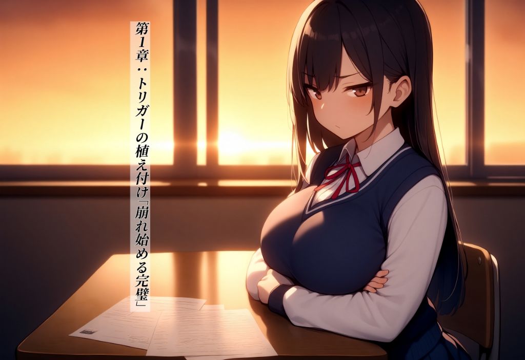 生徒会の副委員長が催●NTRで靴フェチとオナニー中毒にされるまで サンプル1ページ目
