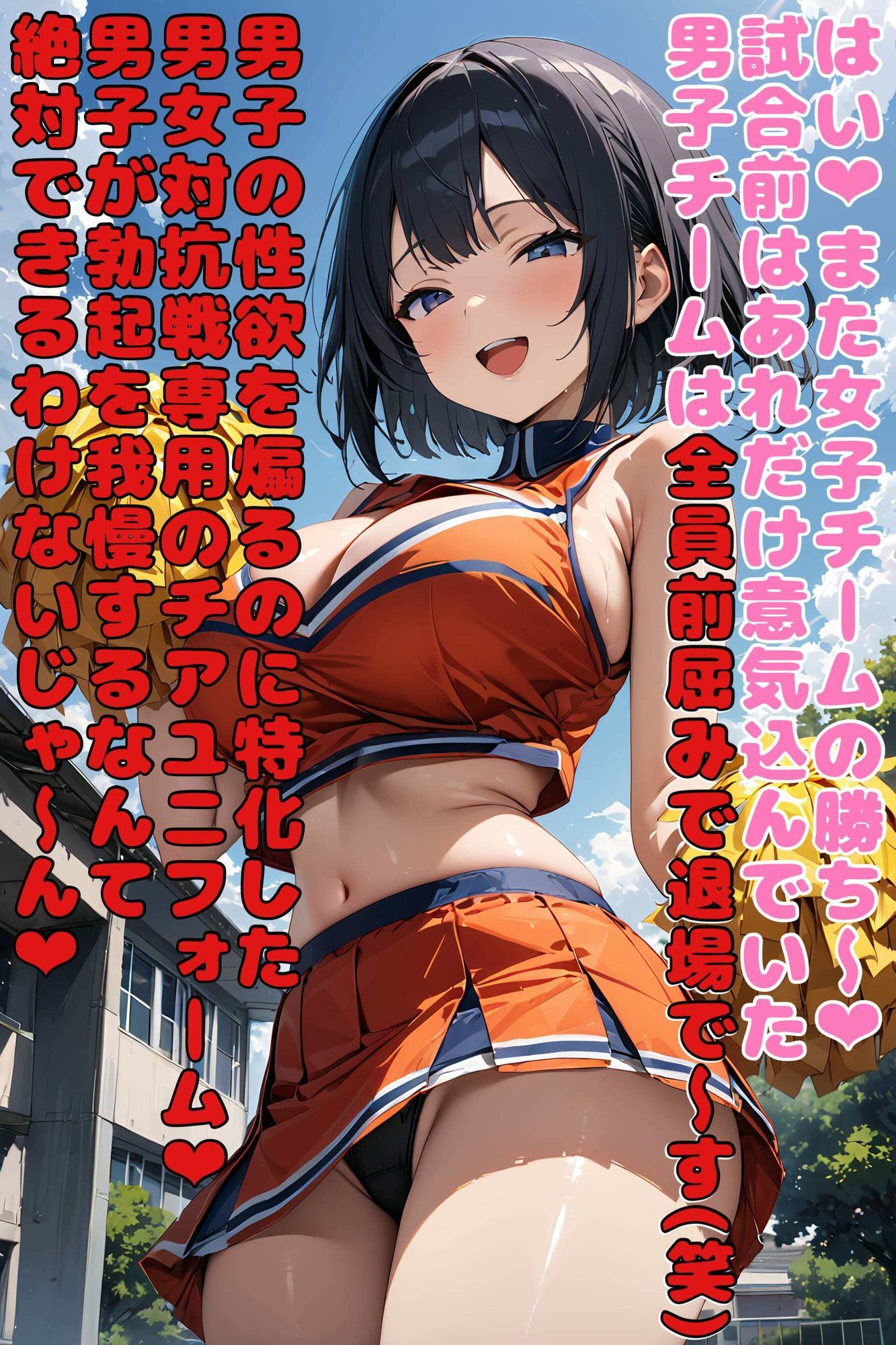 チアガールちゃんの色仕掛けまとめ サンプル3ページ目