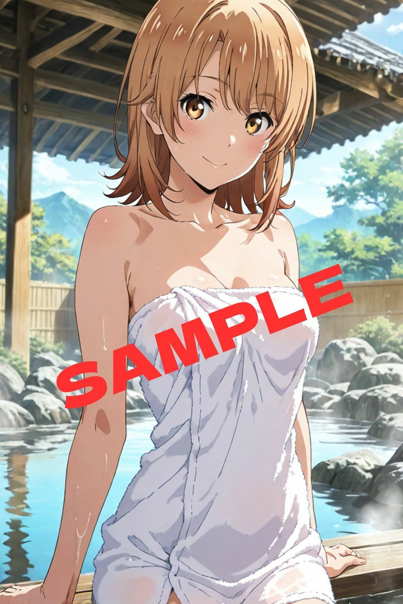 イチャラブ中出し温泉旅行〜やはり俺の青○ラブコメはまちがっている〜 サンプル6ページ目