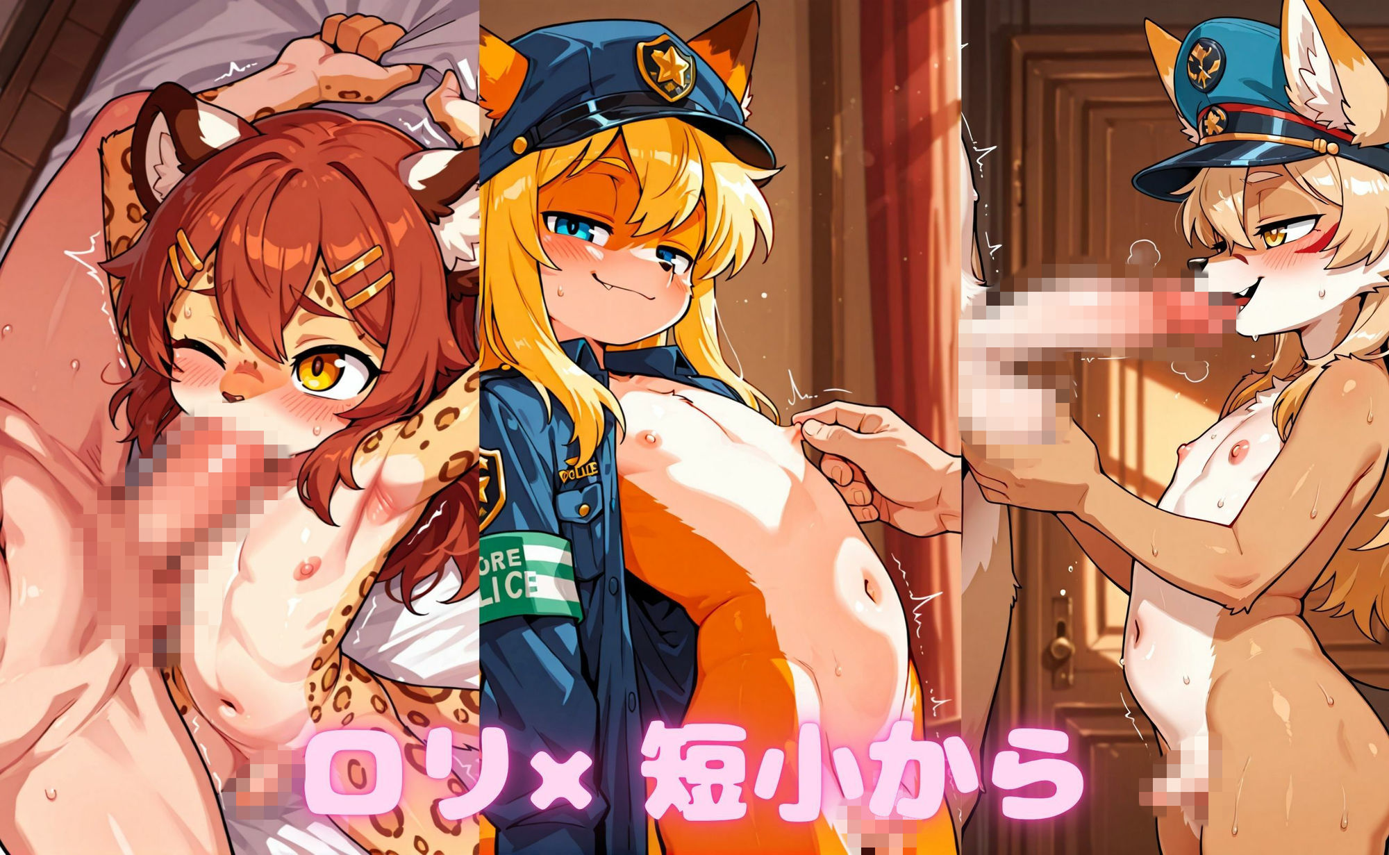 【ふたなり編】人類ケモナー化計画 サンプル1ページ目