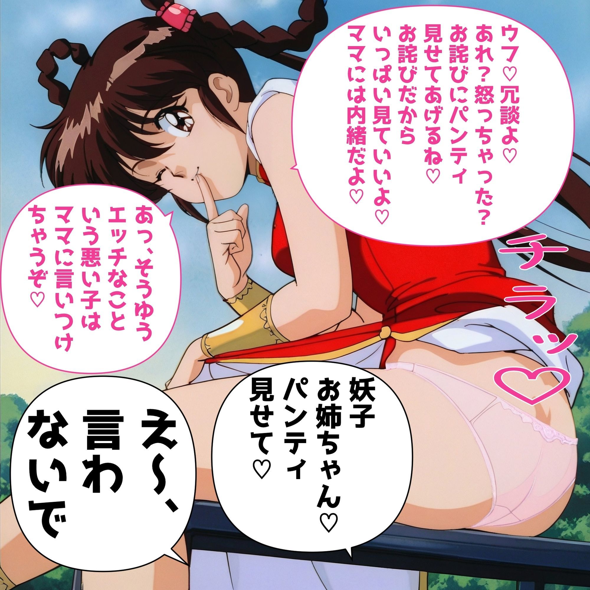 5キャラミックスパンチラCG集4（全100枚＋簡易アニメ5本） サンプル4ページ目