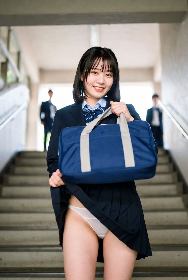 JK露出遊戯 〜危険で甘い、制服めくりプレイ〜 サンプル5ページ目