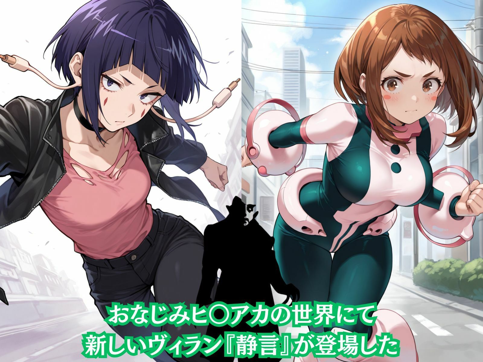 ザコだと舐めてた醜男ヴィランに、次々とわからせられちゃうヒロインたち  ヒロアカ編 サンプル1ページ目