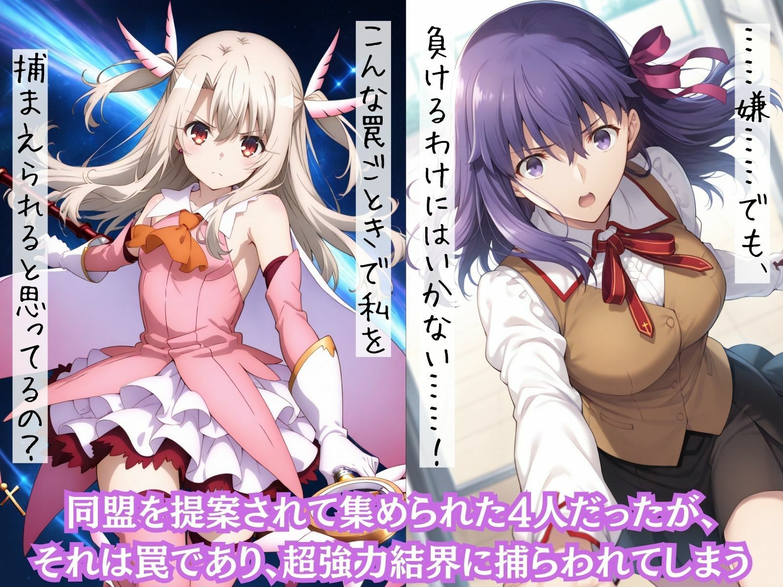 もしも誇り高き美少女ヒロインたちを〇〇の力で強●的に快楽堕ちさせたら？  Fate/stay night 編 サンプル2ページ目