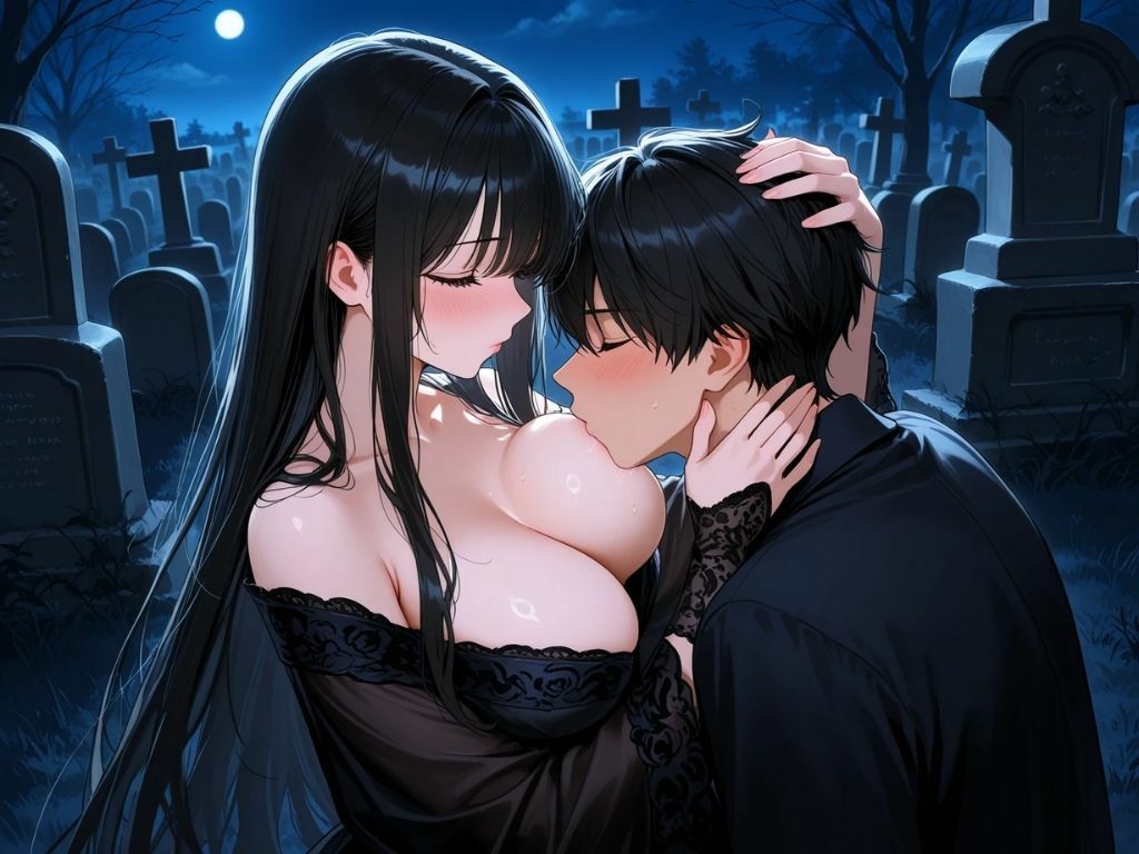 喪服の美女で、ひとぬきっ サンプル2ページ目