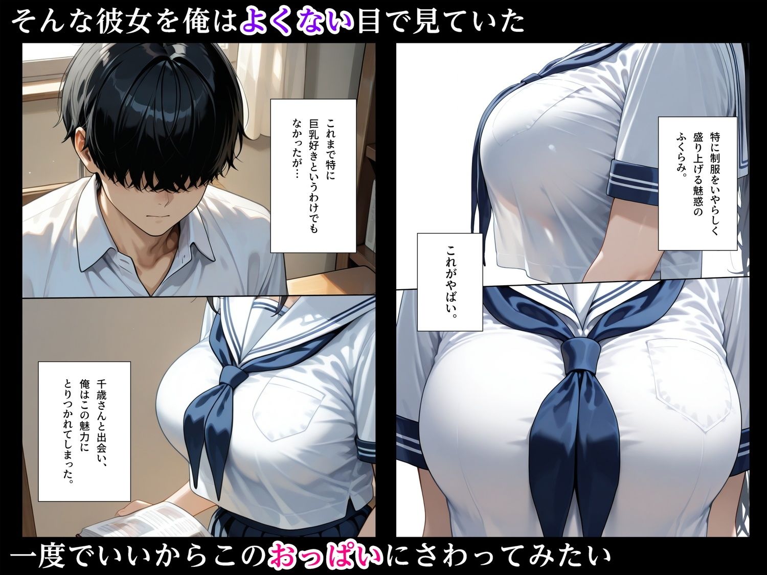 文学少女は犯●れたい〜ミラクルアプリで陰キャ女子の本性がわかったので犯しまくる〜 サンプル2ページ目
