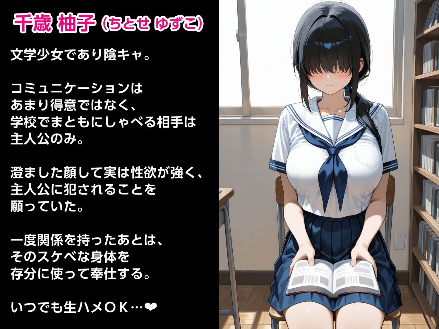 文学少女は犯●れたい〜ミラクルアプリで陰キャ女子の本性がわかったので犯しまくる〜 サンプル9ページ目