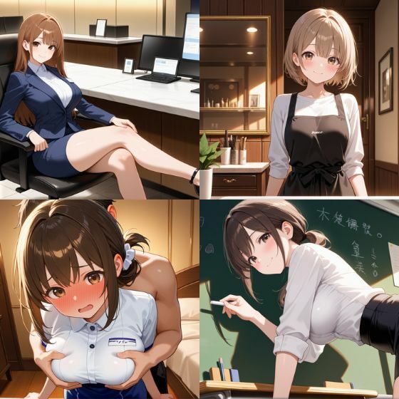 【4K60FPS】25職業の美女たちの裏ハメ撮り流出 ― 若妻・熟女・女上司・全169シーン サンプル5ページ目
