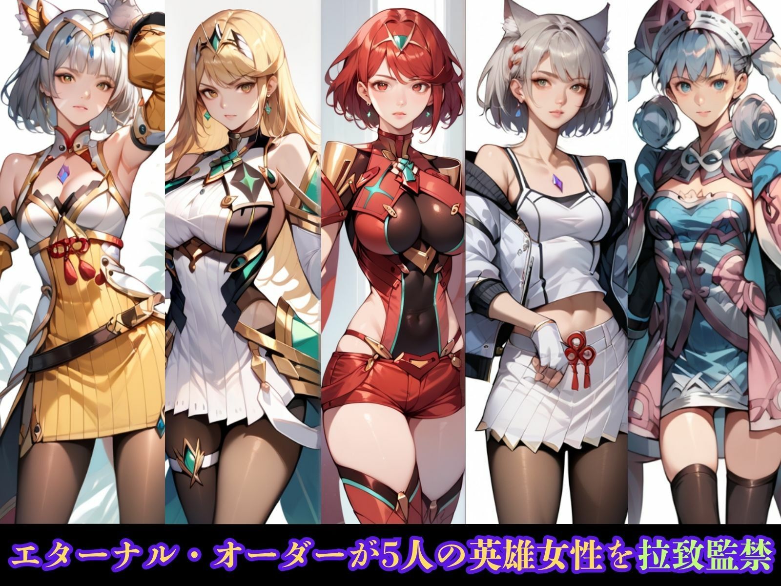 わからせ調教トラップに堕ちた戦うヒロイン  ゼ〇ブレイド編 サンプル1ページ目