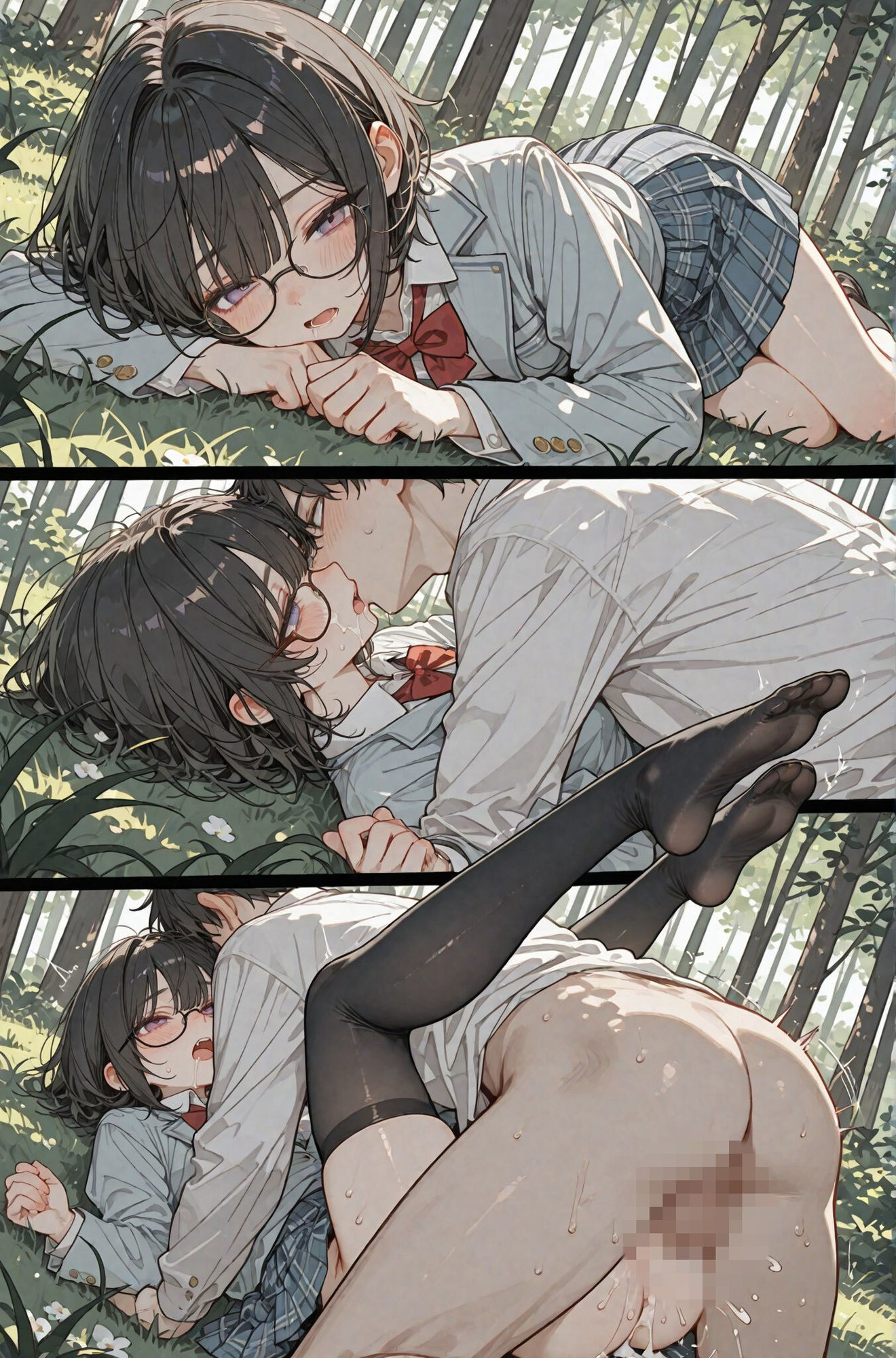 我慢の限界！初めてできた可愛すぎる萌え系彼女に、溜まり過ぎた性欲を全部ぶちまけてヤリまくった！！〜学園どこでも射精し放題！〜 サンプル6ページ目