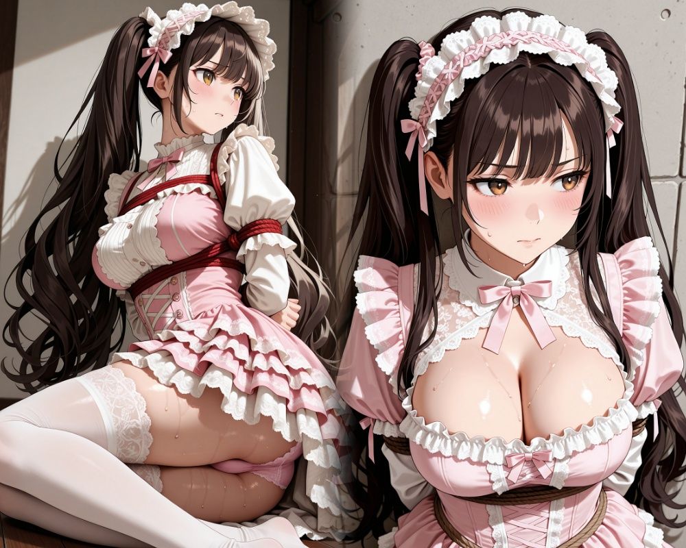 frills twintails restrained サンプル1ページ目