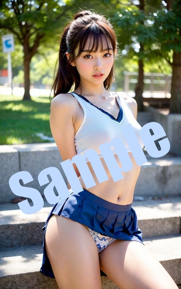 淫らな露出スポユニ撮影会 Vol2.チア編 サンプル6ページ目