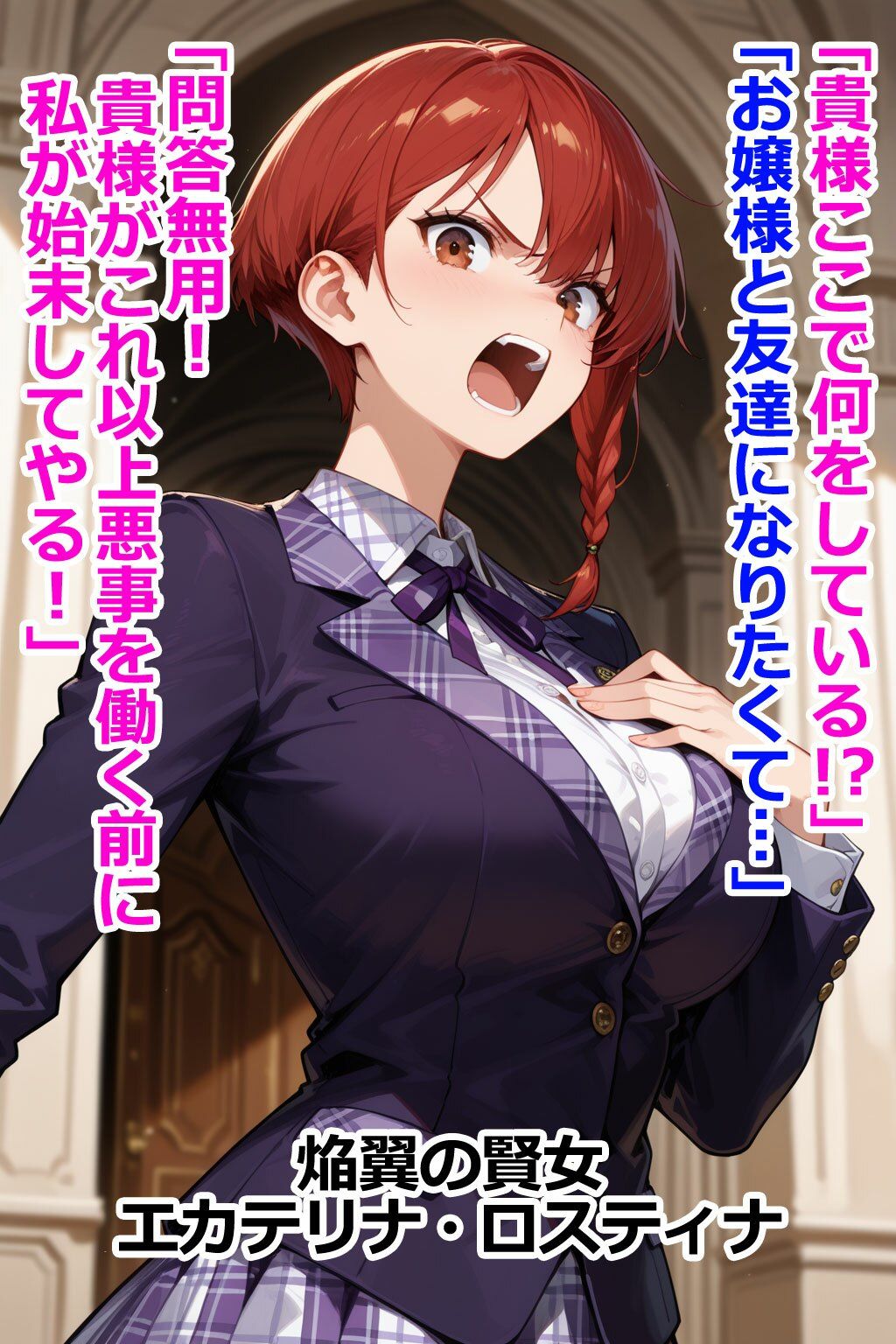 爆乳お嬢様はその男と会話してはいけない 即堕ち2コマ サンプル5ページ目