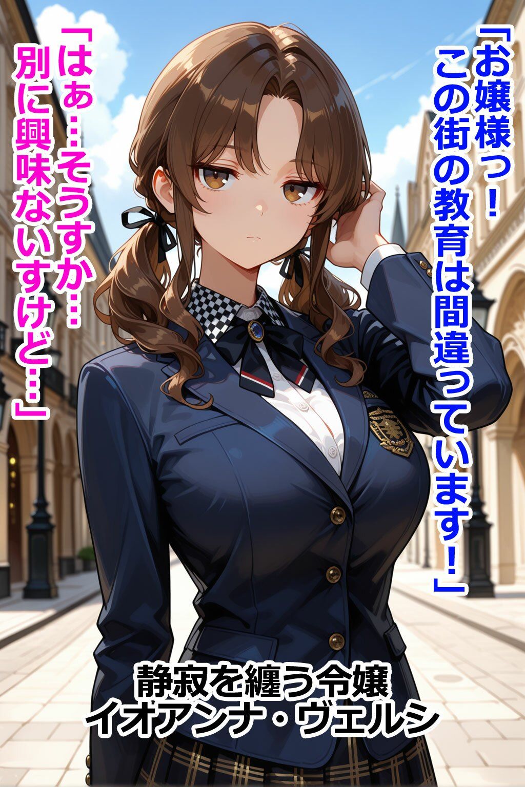 爆乳お嬢様はその男と会話してはいけない 即堕ち2コマ サンプル6ページ目