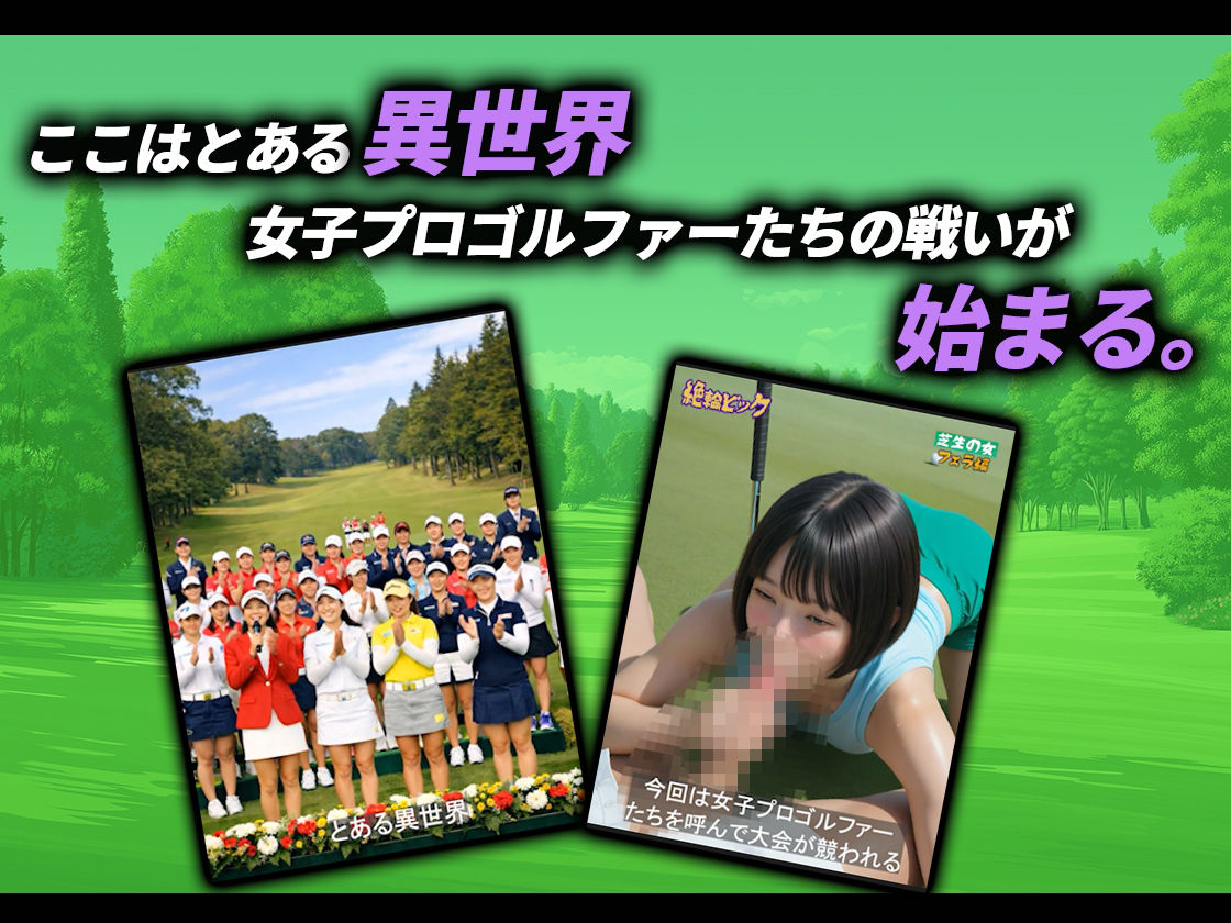 【導入OPあり】絶倫ピック〜女子プロゴルファー編〜【動画】 サンプル1ページ目