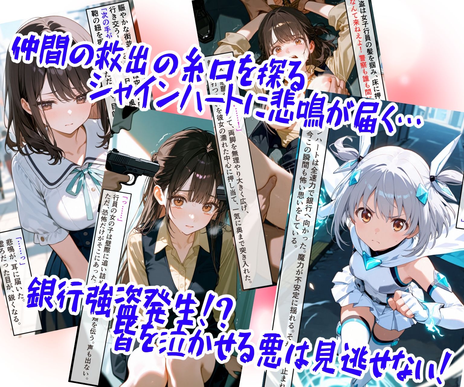 魔法少女シャインハート2 -守るべき人々から犯●れる少女- サンプル3ページ目