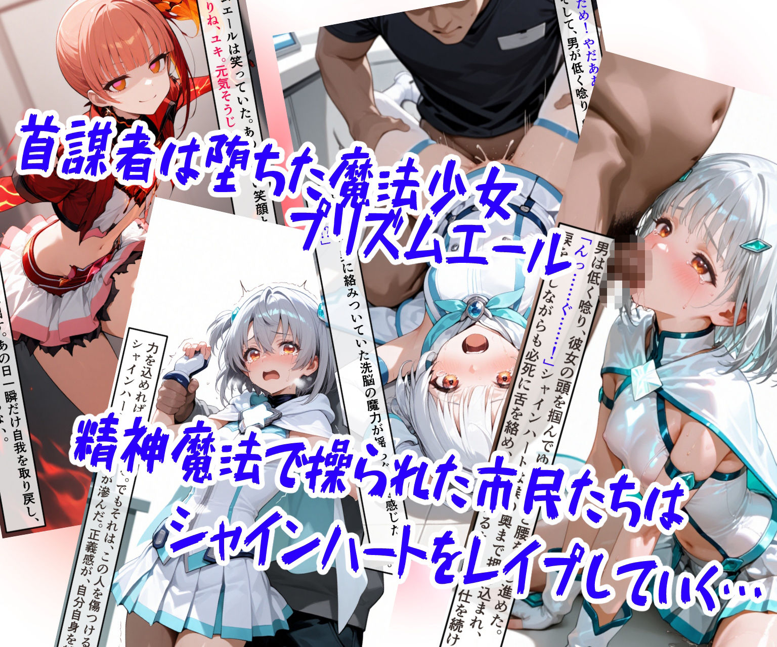 魔法少女シャインハート2 -守るべき人々から犯●れる少女- サンプル4ページ目