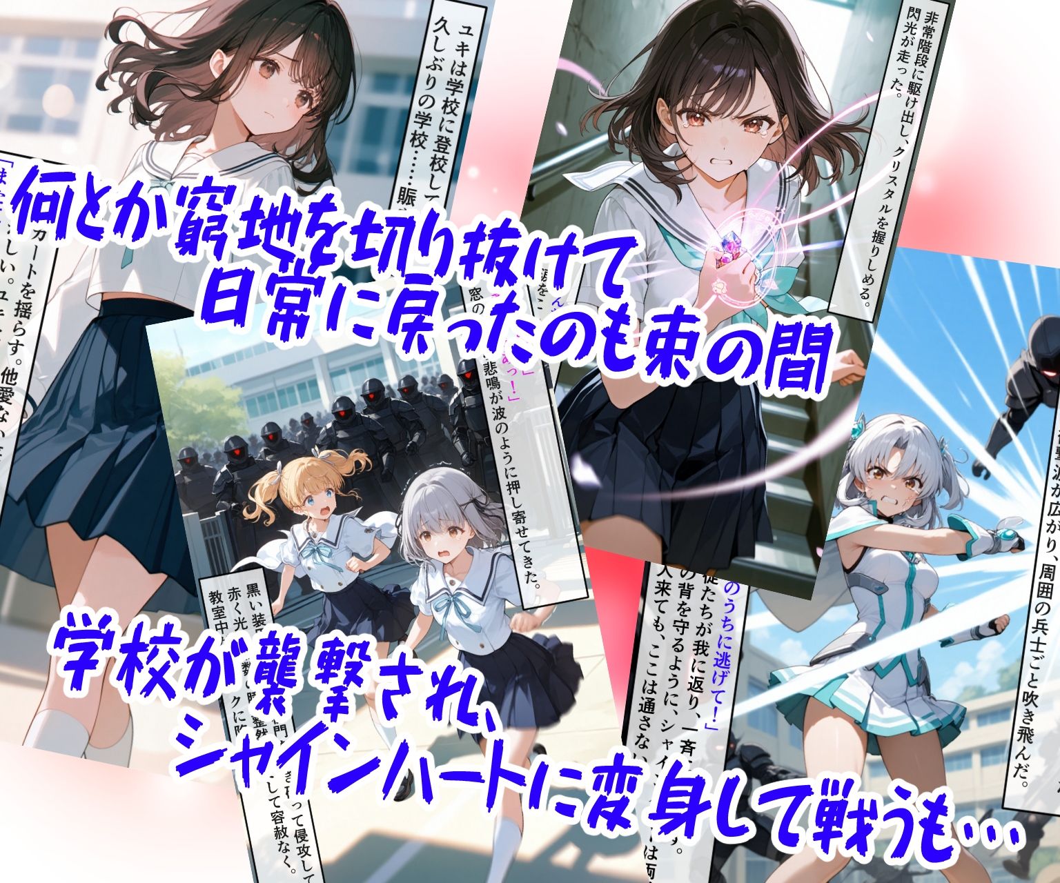 魔法少女シャインハート2 -守るべき人々から犯●れる少女- サンプル6ページ目