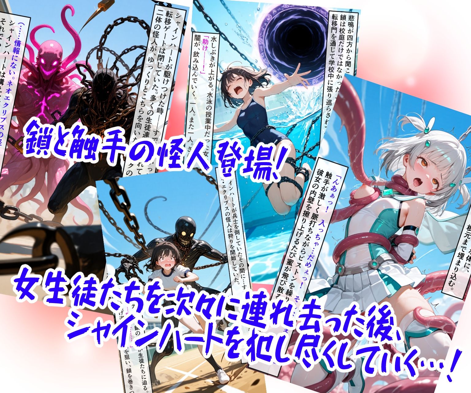 魔法少女シャインハート2 -守るべき人々から犯●れる少女- サンプル7ページ目