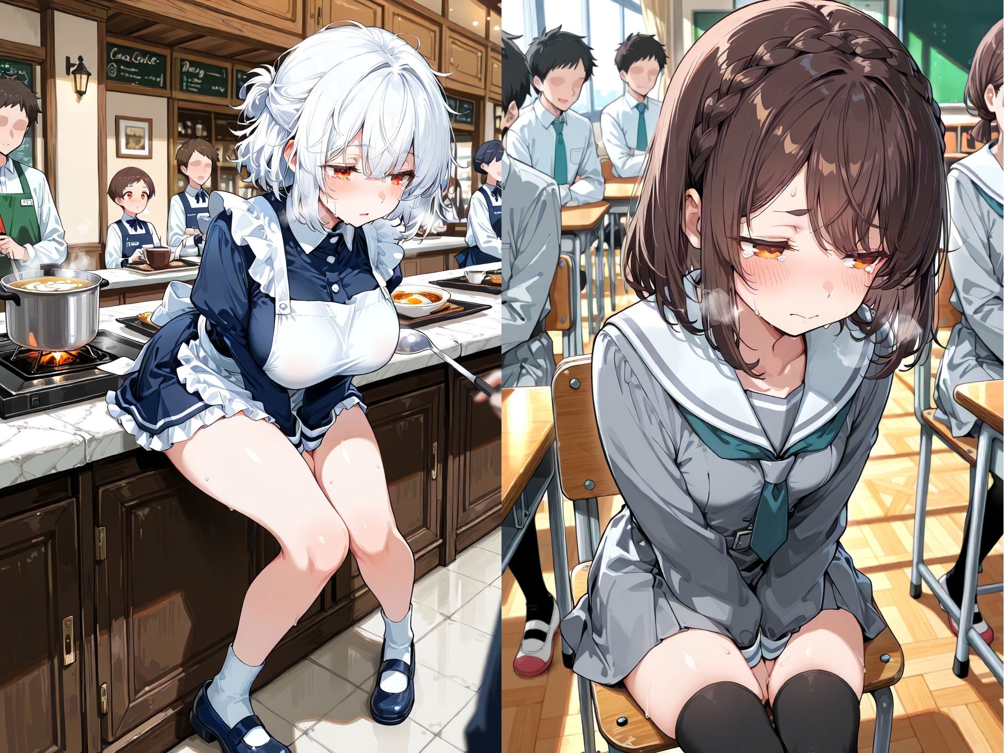 おしっこ図鑑〜覗き見編〜 サンプル8ページ目