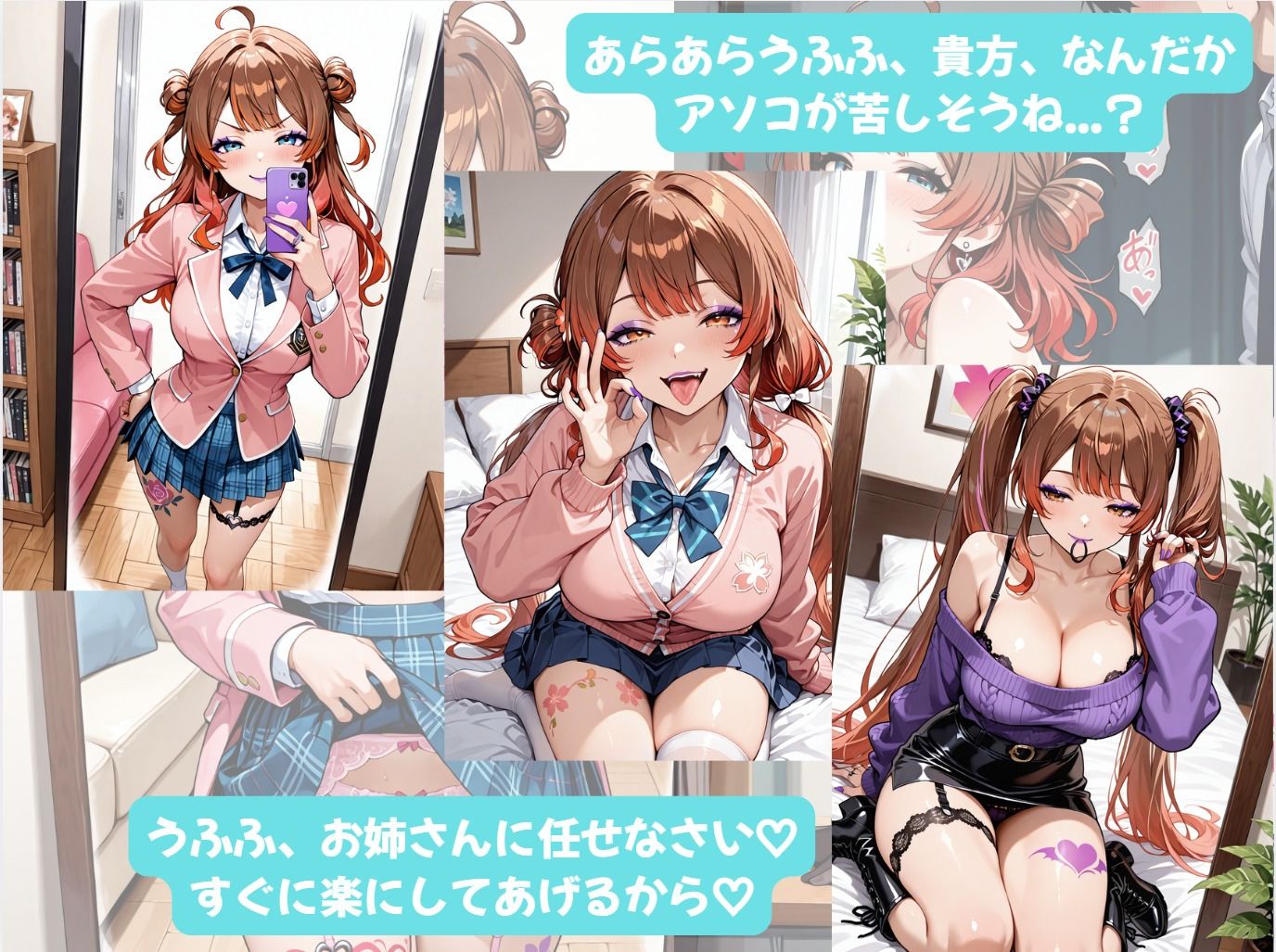 うめちゃんとイチャラブえっち！Plus！ 純粋であまえんぼな妹のセクシービッチなお姉さん化調教 サンプル6ページ目