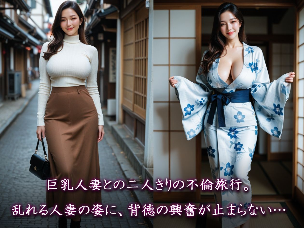 【AIのAV動画】人妻温泉〜巨乳が揺れる湯けむり情事〜 サンプル2ページ目