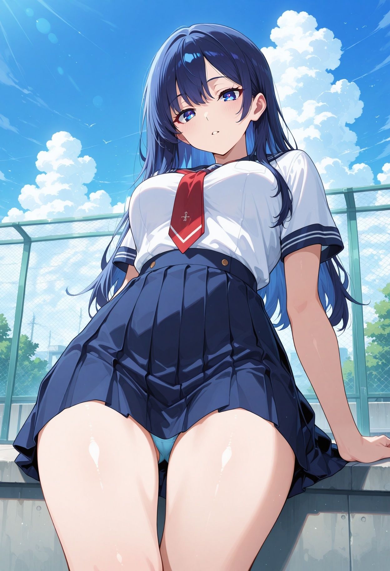 【AI CG集】学校の花園2 〜 school collection 〜 サンプル3ページ目