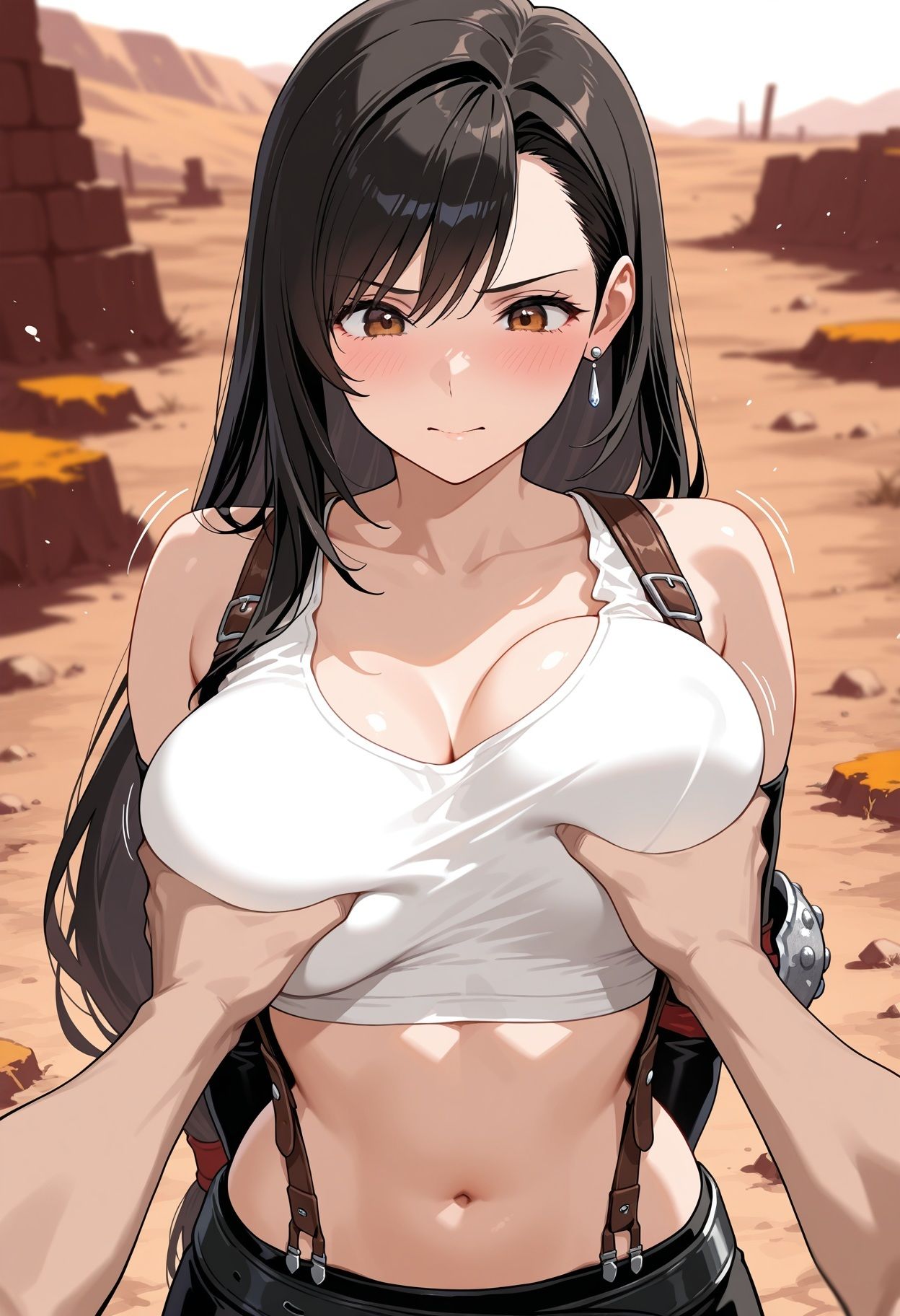 50人の女の子の胸揉み サンプル1ページ目
