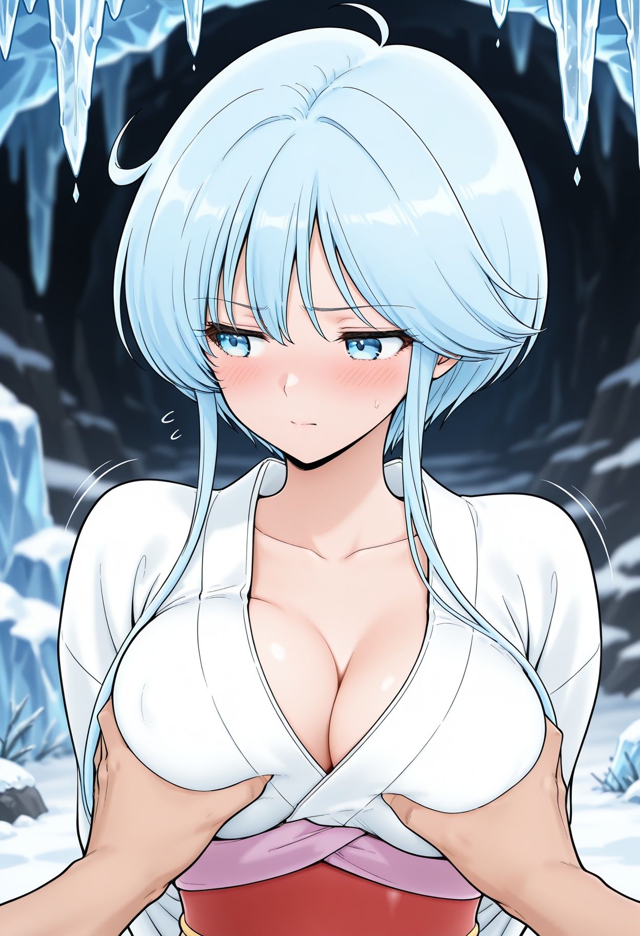 50人の女の子の胸揉み サンプル3ページ目