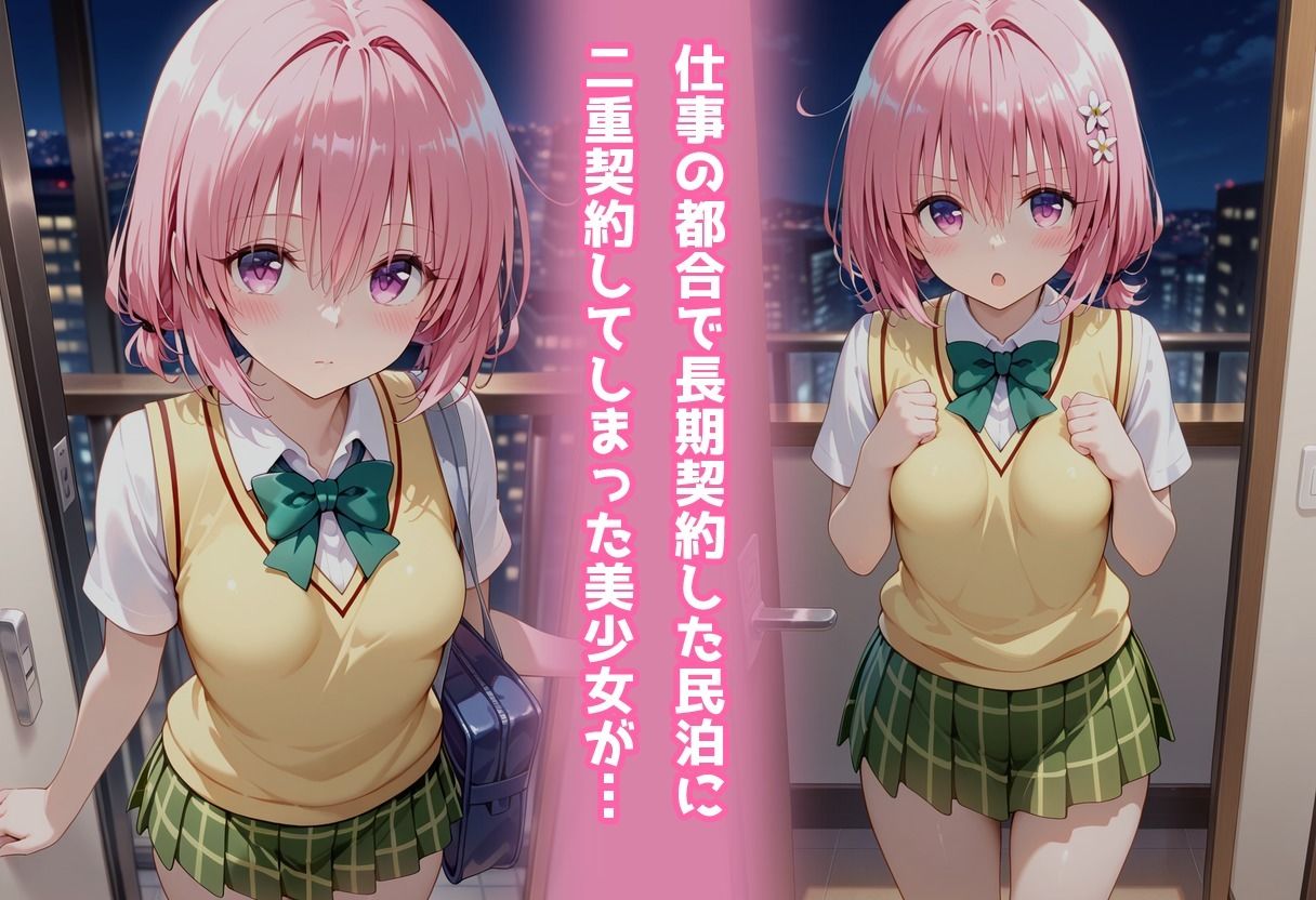 民泊トラブル！？…美少女と突然の強●ルームシェア性活 〜モモ編〜 サンプル1ページ目