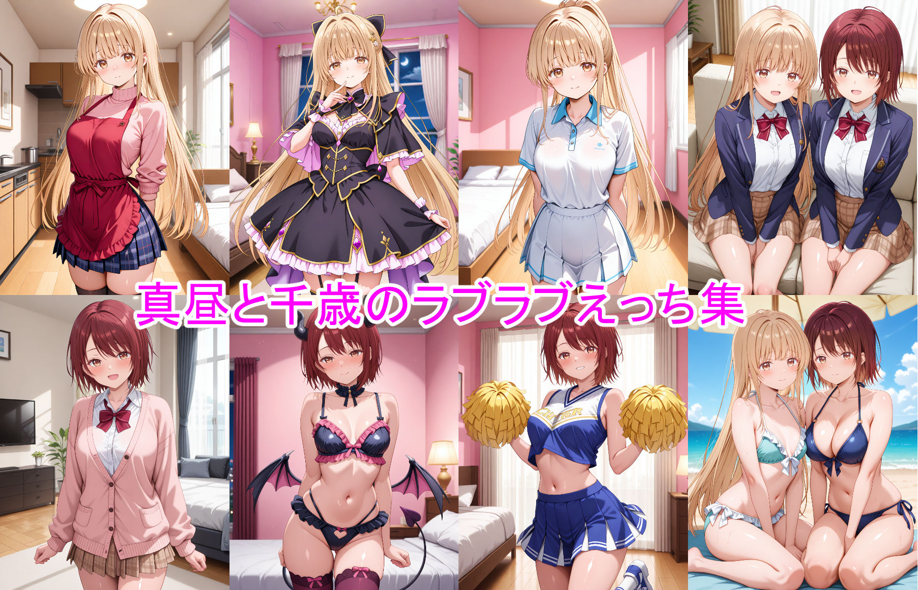 お隣の天使様と友人が大好き！CG ＋ ショートアニメ サンプル1ページ目