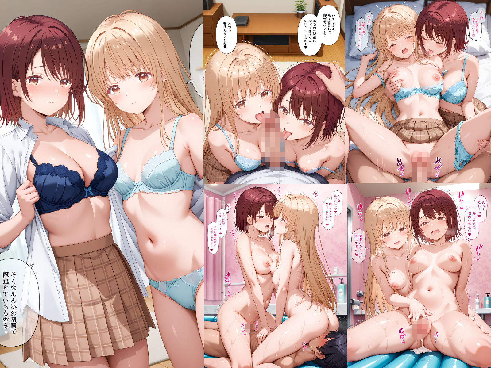 お隣の天使様と友人が大好き！CG ＋ ショートアニメ サンプル8ページ目