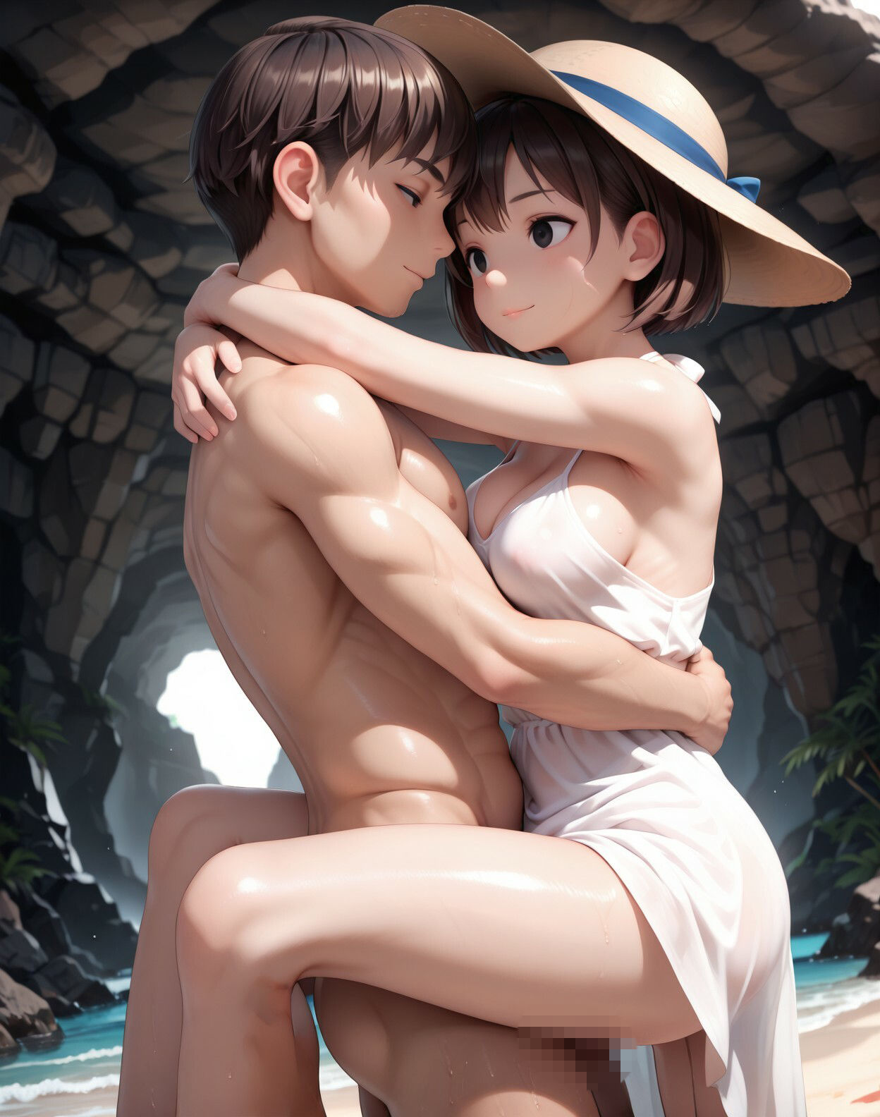 真夏の思い出。百人の男性に射精されたい サンプル6ページ目