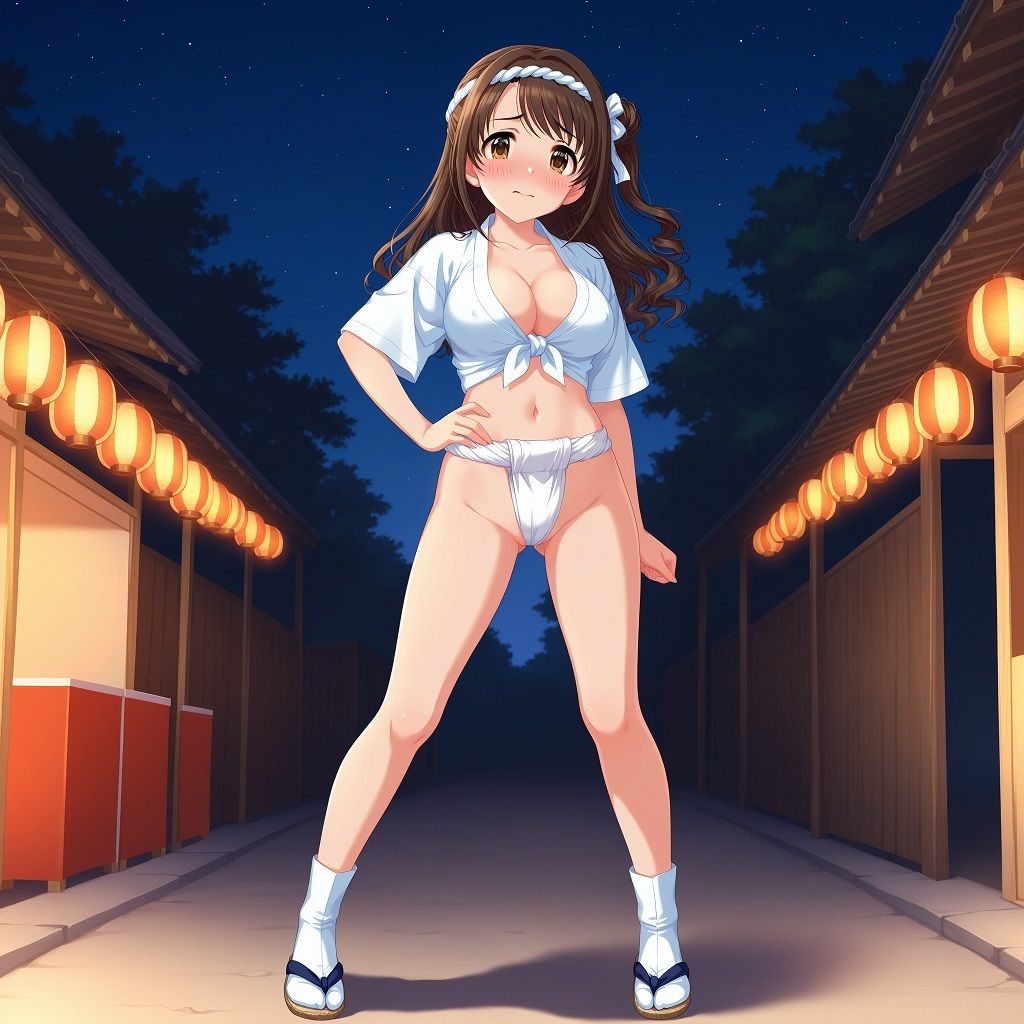 地図に載ってない村のロケでHな祭りに参加する事になったアイドル 島〇卯月編 サンプル1ページ目