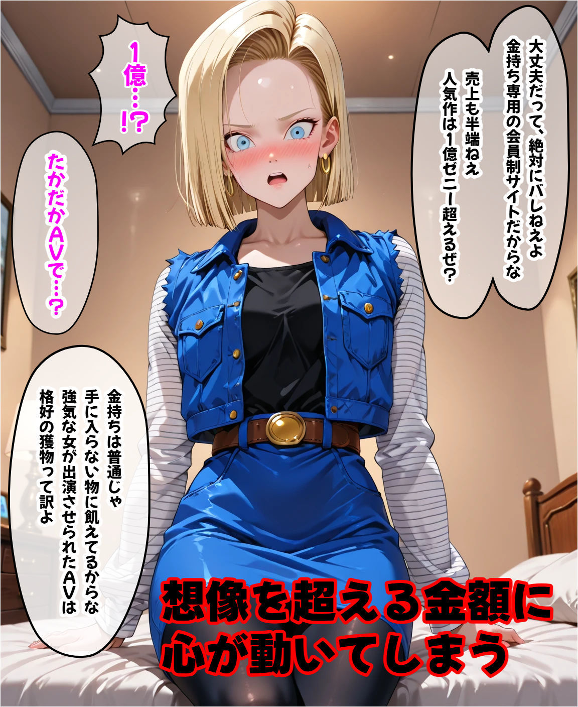 18号、壊されたプライド 〜AV撮影で快楽堕ち〜 サンプル2ページ目