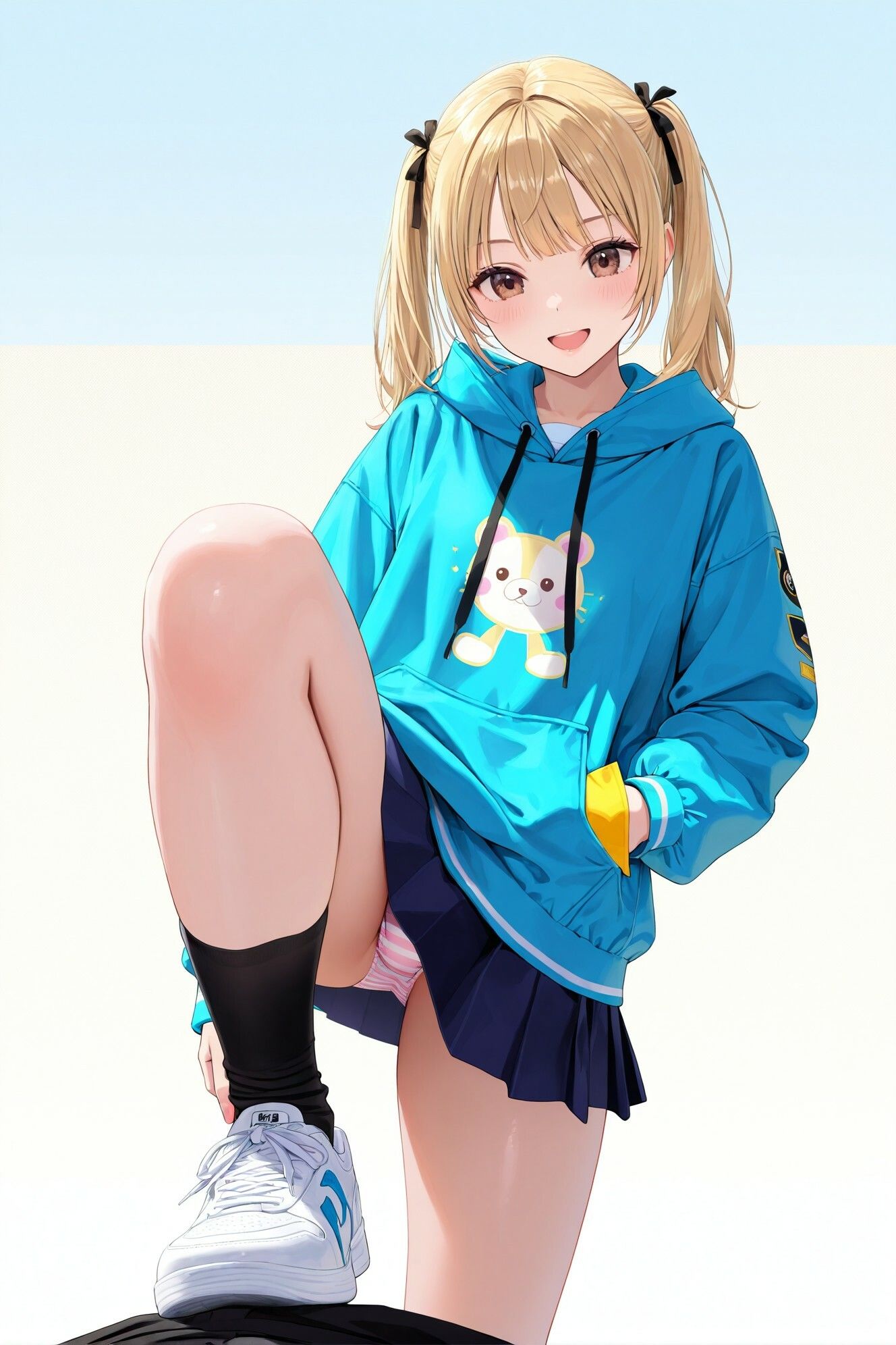 黒ハイソックスJKの踏みつけパンチラ  Vol.2 サンプル5ページ目