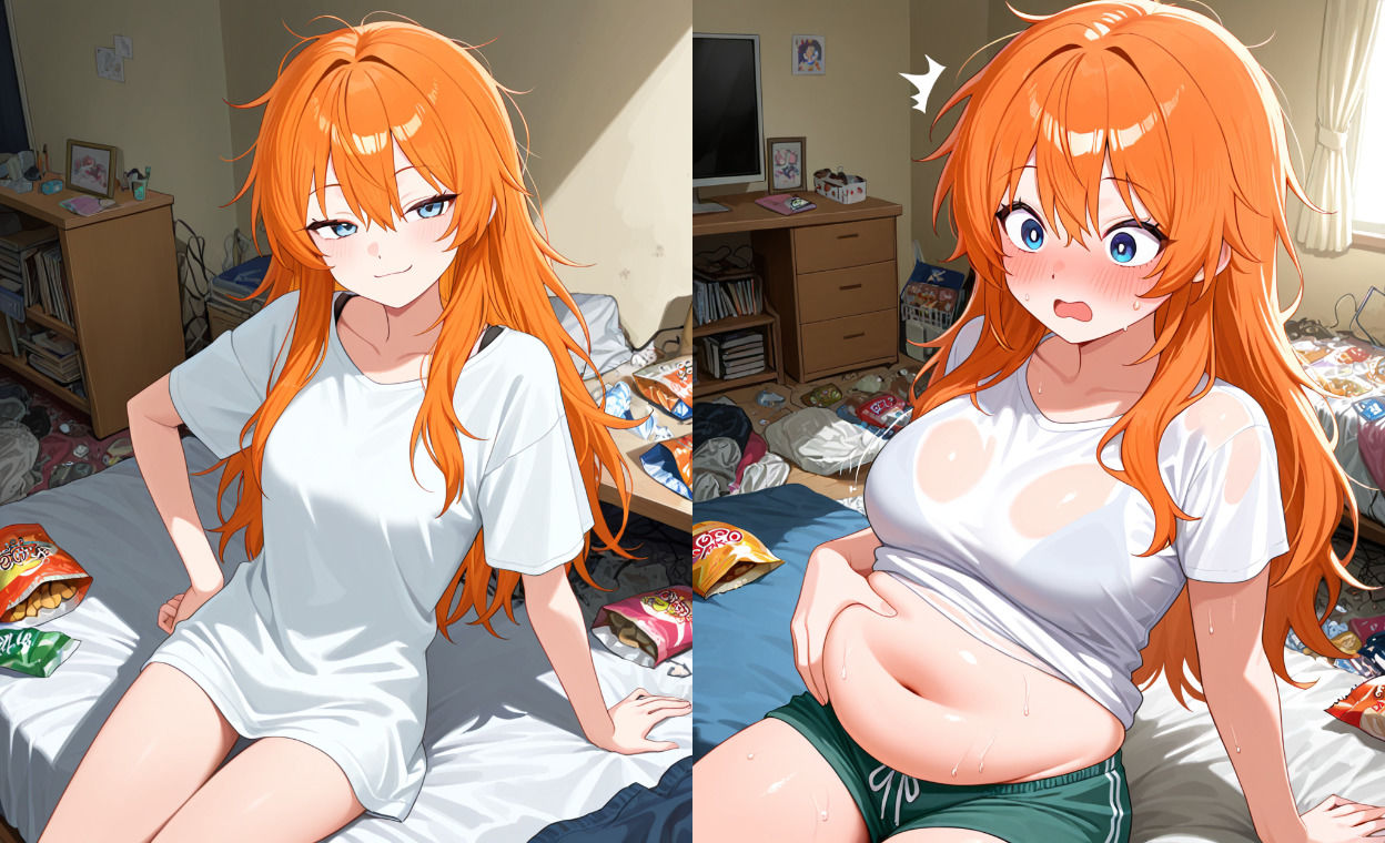 太らせぽっちゃり少女CG 【01】 サンプル10ページ目