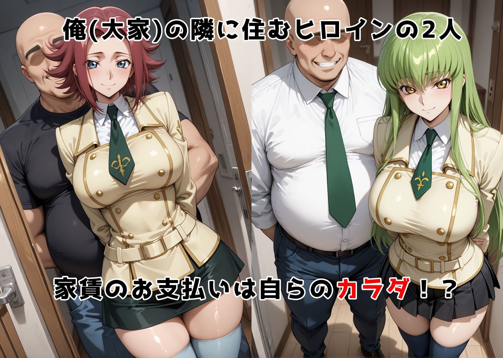 チン体奉仕契約〜大家への家賃は私達のカラダ〜カ〇ン・C.〇. サンプル2ページ目